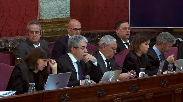 Junqueras durante el juicio en el Tribunal Supremo