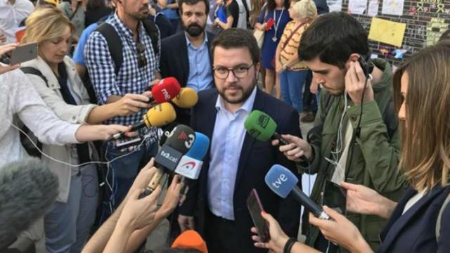 El vicepresidente de la Generalitat y dirigente de ERC, Pere Aragonès, en el punto de mira de la Guardia Civil / EUROPA PRESS