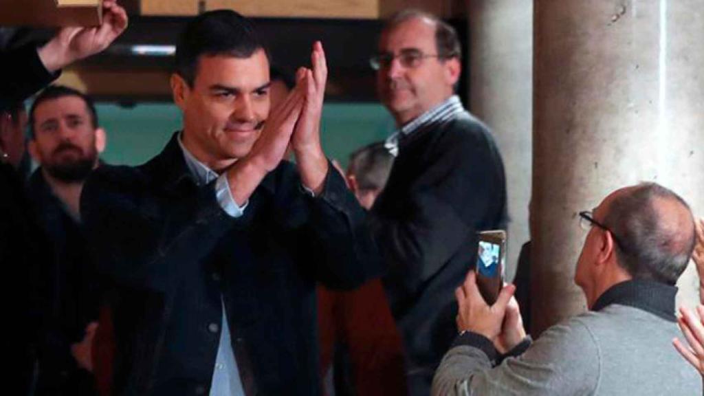 El secretario general, Pedro Sánchez,en su segunda Asamblea Abierta a la ciudadanía / EFE