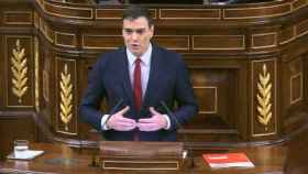 Pedro Sánchez, en su discurso de investidura.