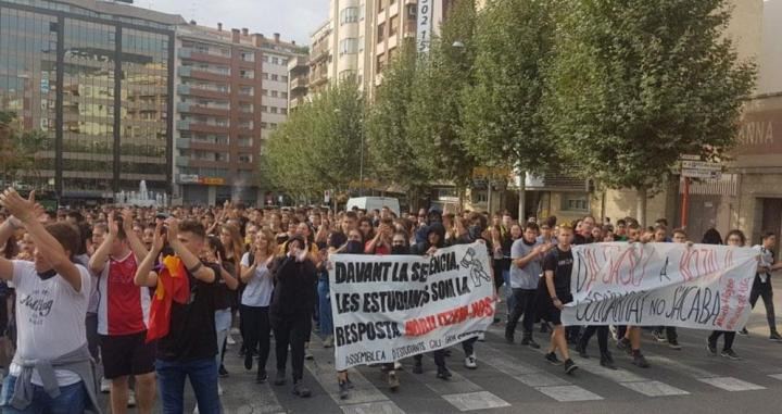 Miembros de los CDR protestan contra la sentencia / CDR