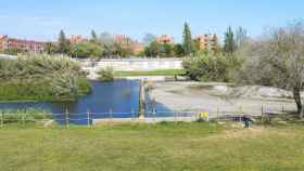 El tramo en el que prácticamente se ha cortado el flujo de agua en el Besòs / CG