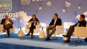 Alfons Quintà, Andrea Levy, Juan Carlos Girauta y Xavier Collado durante un debate