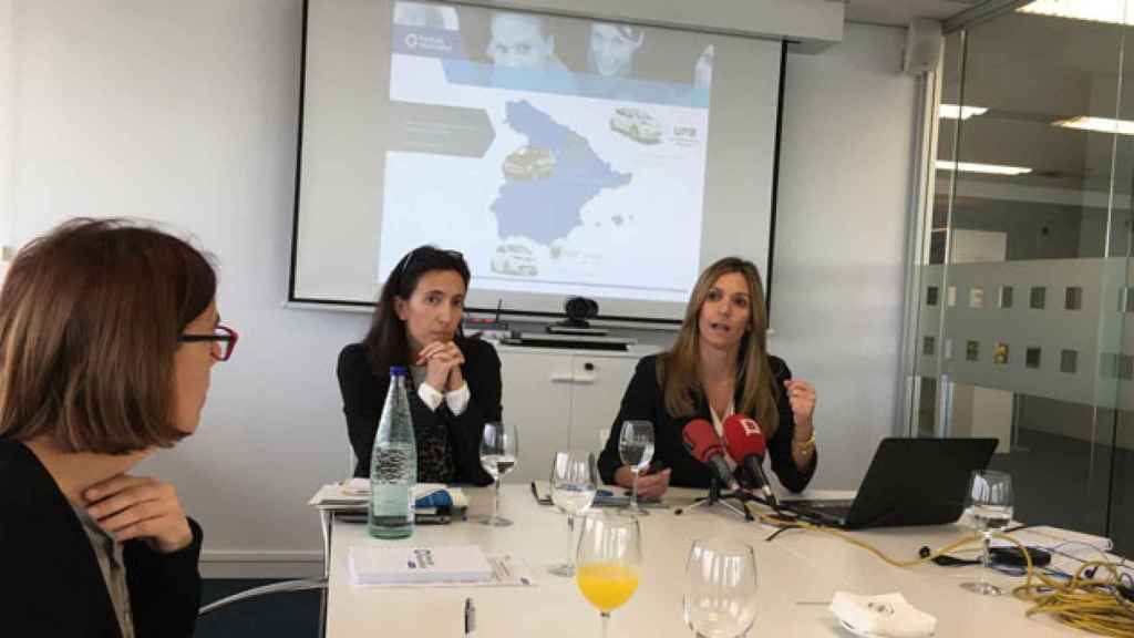 Rocío Carrascosa, directora del Foro de Movilidad, en rueda de prensa / CG