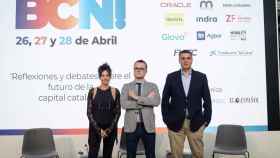 Rosa Cañadas y Roger Pallarols comparten una mesa redonda sobre el turismo en 'DespertaBCN!' / GALA ESPÍN