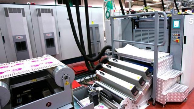 Una de las máquina del fabricante de embalajes Onena / ONENA