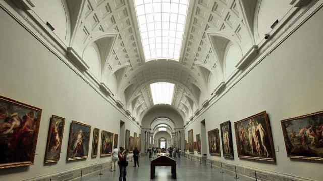 Una sala del Museo del Prado, una de las instituciones que encabeza el ranking de Twitter / EFE