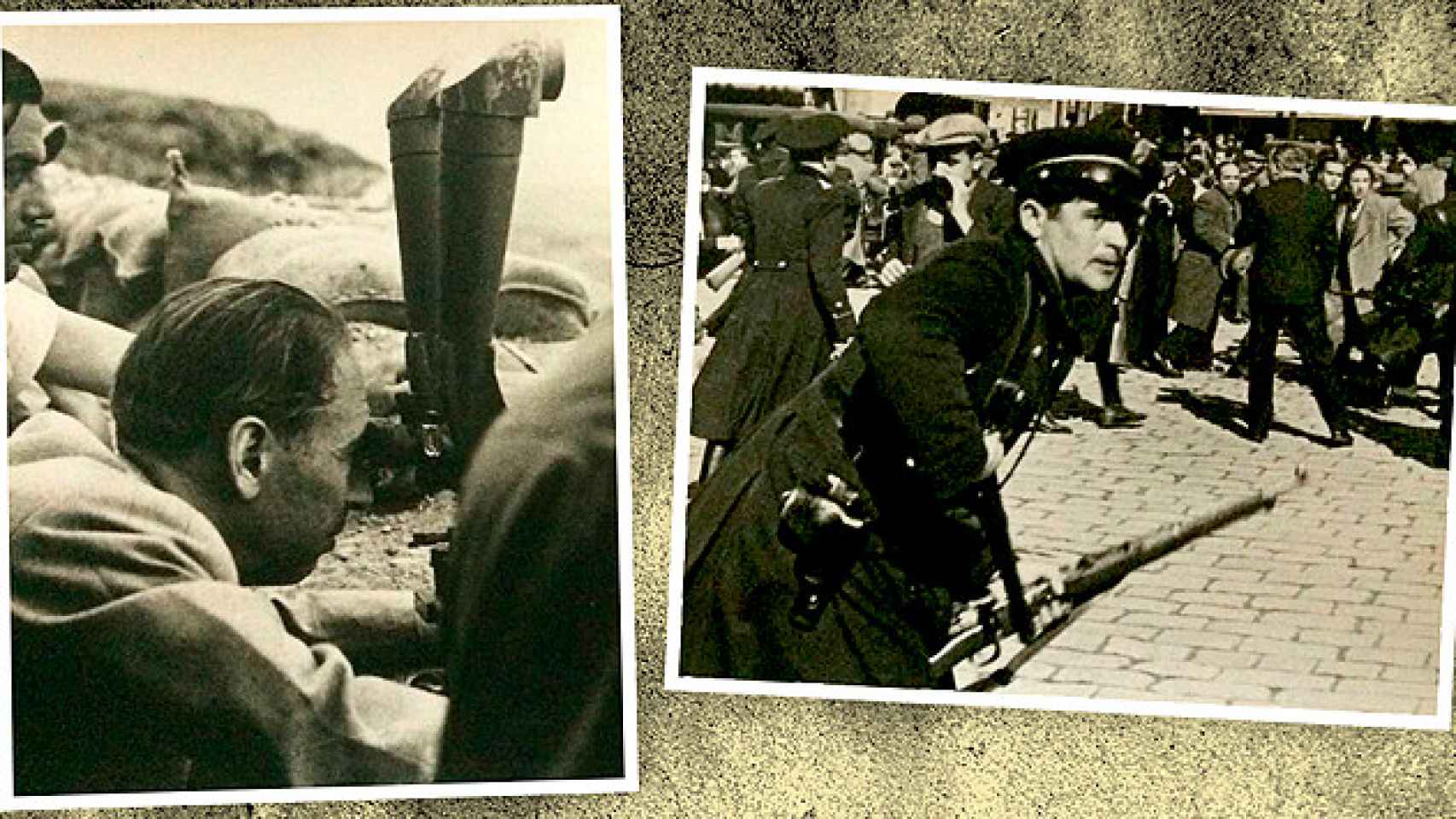 Dos copias en positivo de Agustí Centelles de Lluís Companys en el frente de Aragón y de un guardia de asalto en la plaza Sant Jaume son donadas al Museo Reina Sofía