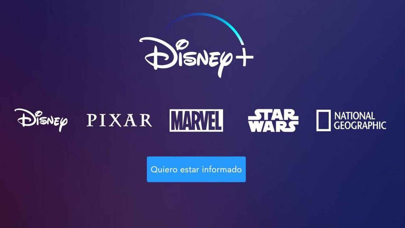 Así está actualmente la web de Disney+ en España / EN DISNEY+