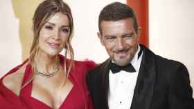 Nicole Kimpel y Antonio Banderas en los premios Oscar / EFE