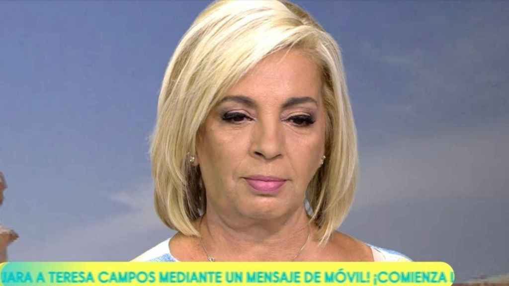 Carmen Borrego en 'Sálvame' / TELECINCO