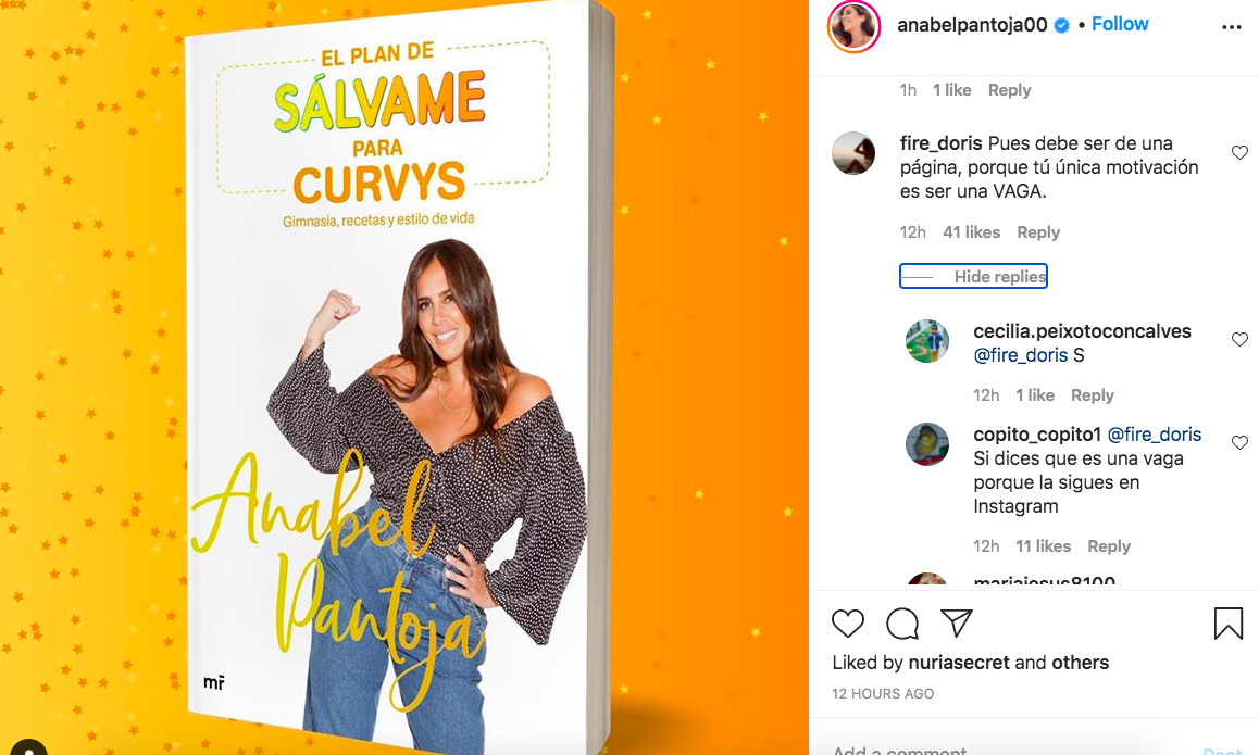 Anabel Pantoja anuncia el estreno de su primer libro / INSTAGRAM