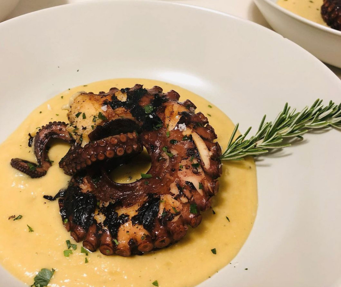 Pulpo a la parmentiere para Cristiano Ronaldo