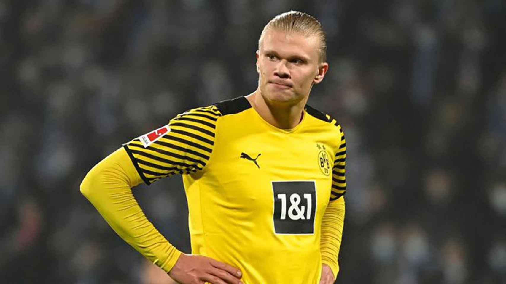 Erling Haaland, durante un partido con el Borussia Dortmund / EFE