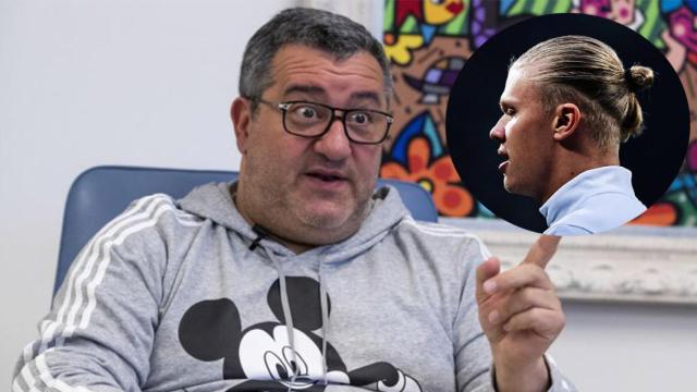 Mino Raiola maneja el futuro de Erling Haaland / CULEMANIA