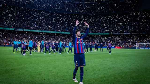 Espectacular imagen del Camp Nou despidiendo a Gerard Piqué / FCB