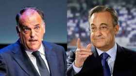 Javier Tebas y Florentino Pérez, dos figuras enfrentadas / CULEMANÍA