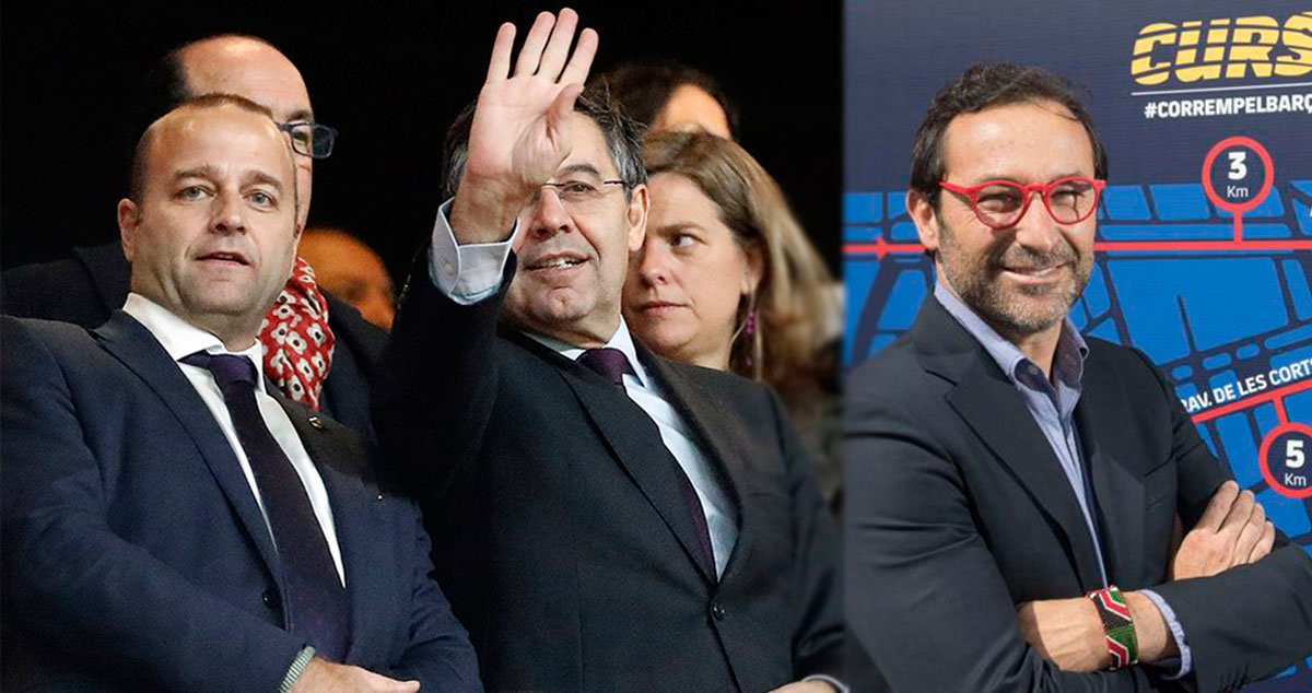 Xavi Vilajoana, Josep Maria Bartomeu y Oriol Tomàs / CM