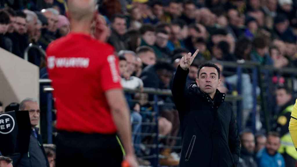 Xavi en La Cerámica / EFE