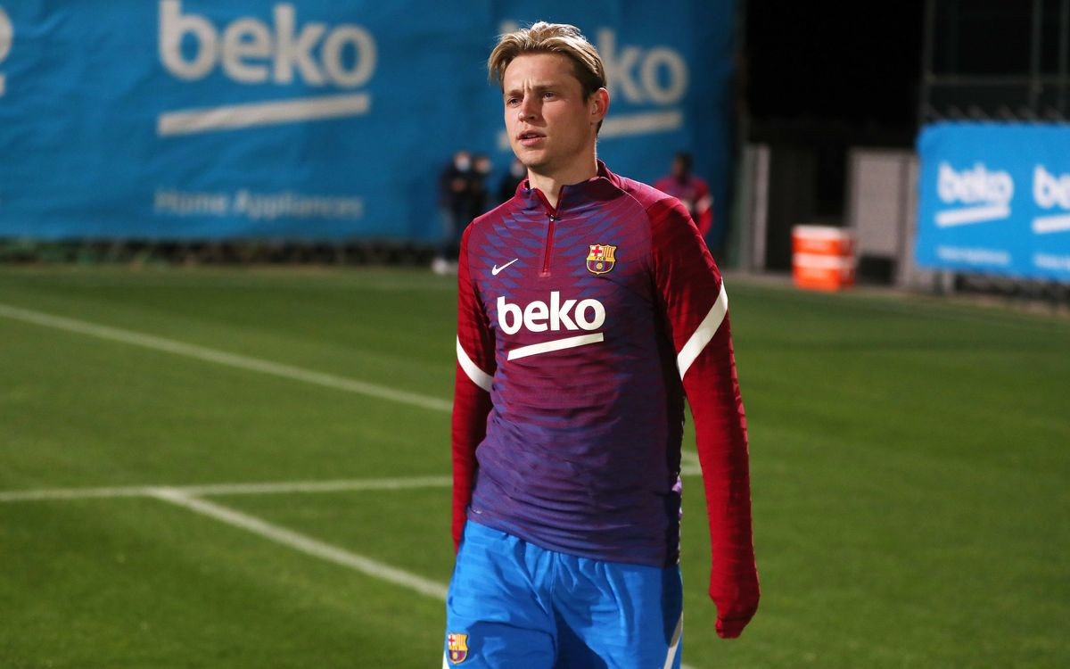 Frenkie de Jong, durante un entrenamiento | FCB