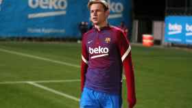 Frenkie de Jong, durante un entrenamiento | FCB