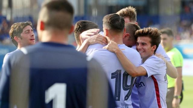 Los jugadores del Barça celebrando un gol contra el Girona / FC Barcelona