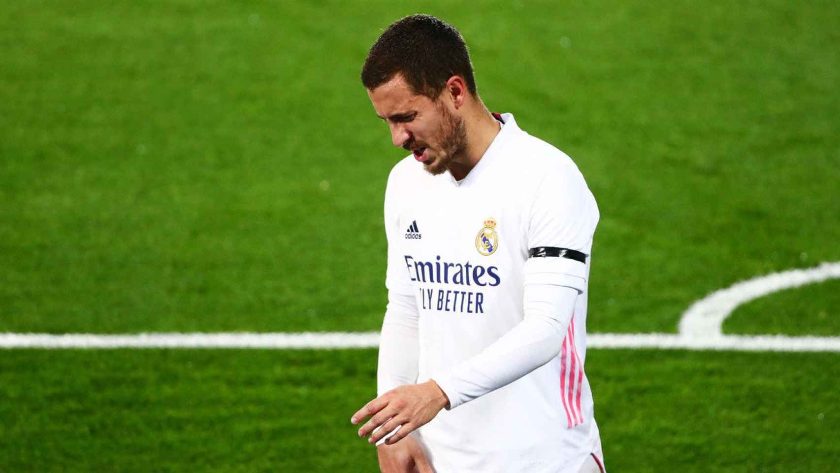 Hazard en un partido con el Real Madrid esta temporada / EFE