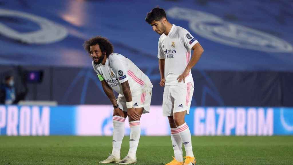 Marcelo y Asensio en el partido contra el Shakthar EFE