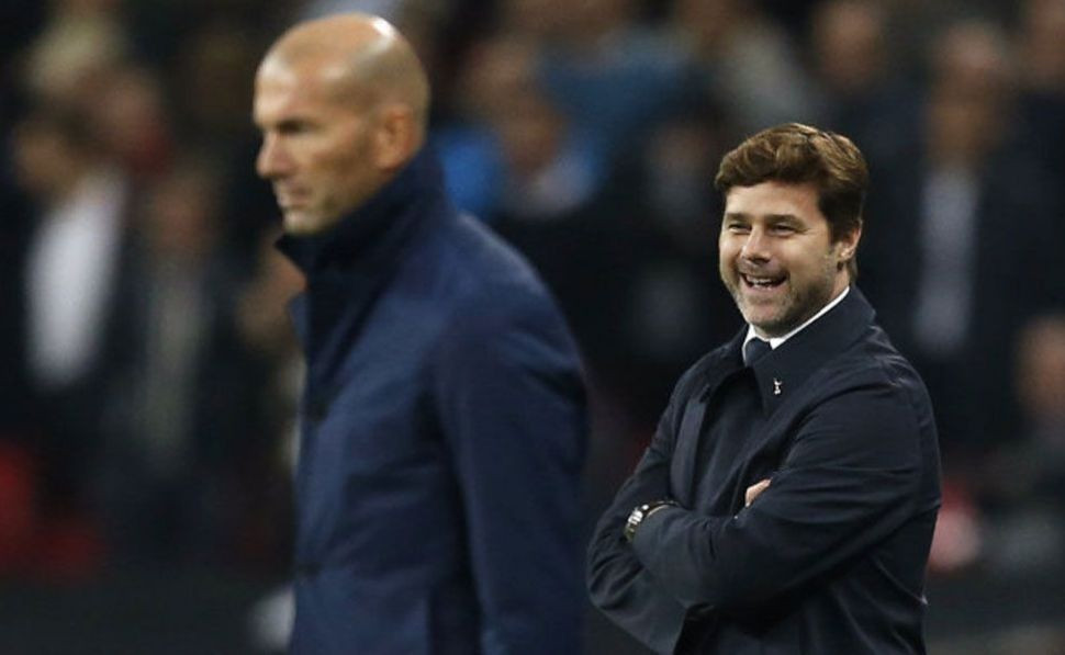 Pochettino y Zidane en un Real Madrid-Tottenham / EFE