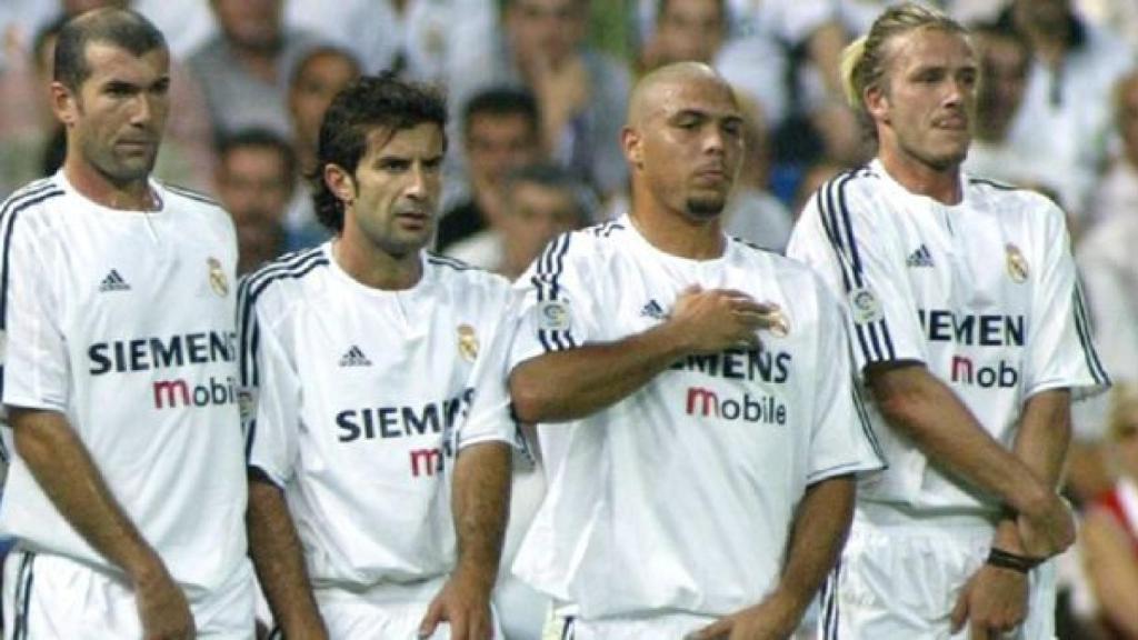 Zidane, Figo, Ronaldo y Beckham fueron los grandes fichajes del Madrid cuando Florentino asumió la presidencia / EFE