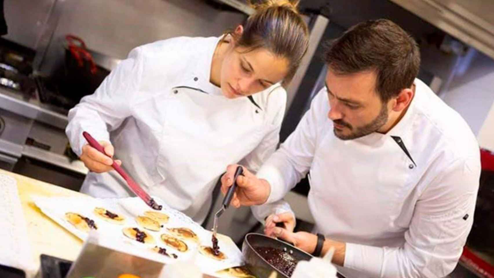 María Fernández y Cristóbal Gómez, en plena fase creativa / FOODMED