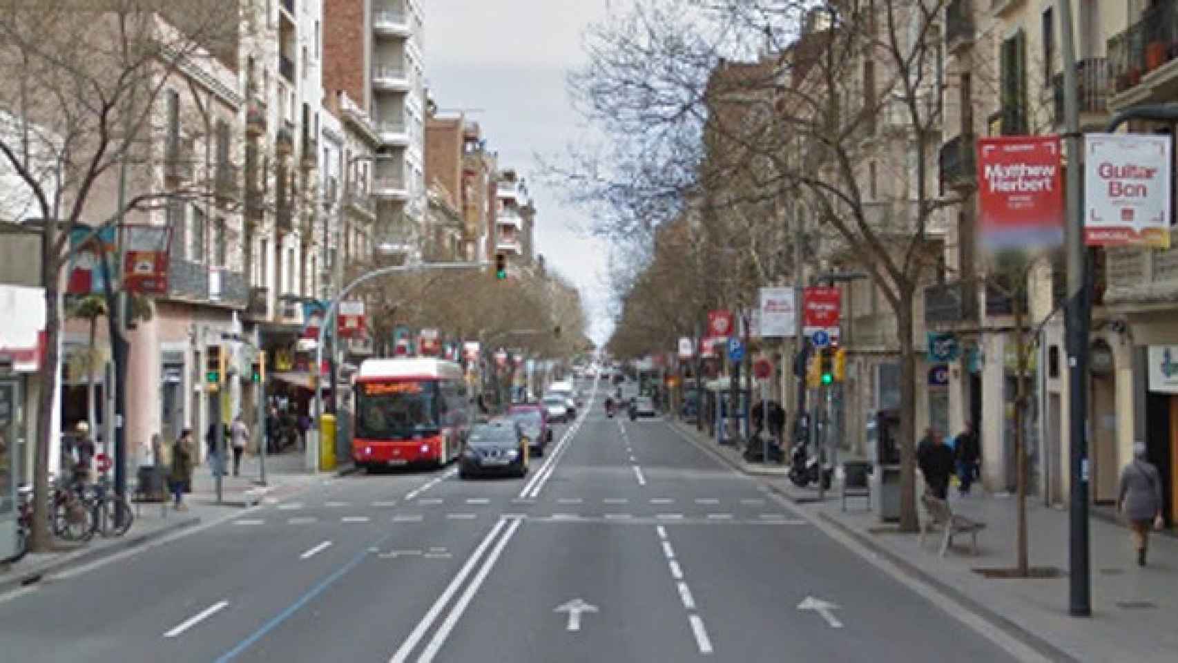 Imagen de la calle del barrio de Sants en Barcelona / CG