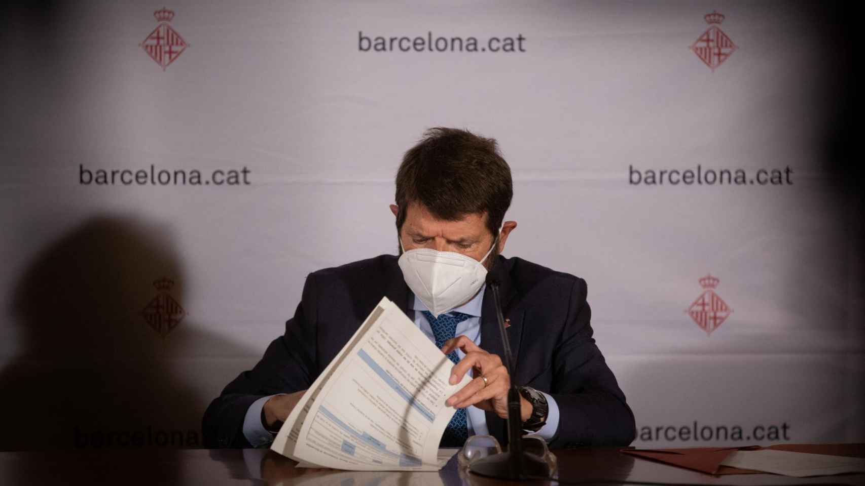 El teniente de alcalde de seguridad del Ayuntamiento de Barcelona, Albert Batlle / EP