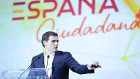 El presidente de Ciudadanos Albert Rivera en la presentación de su plataforma ciudadana / CG