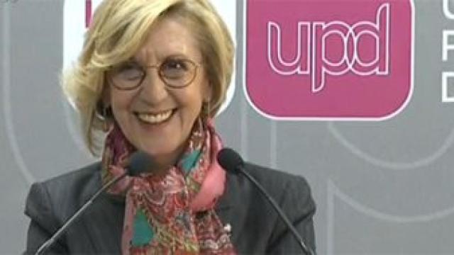 La líder de UPyD, Rosa Díez.