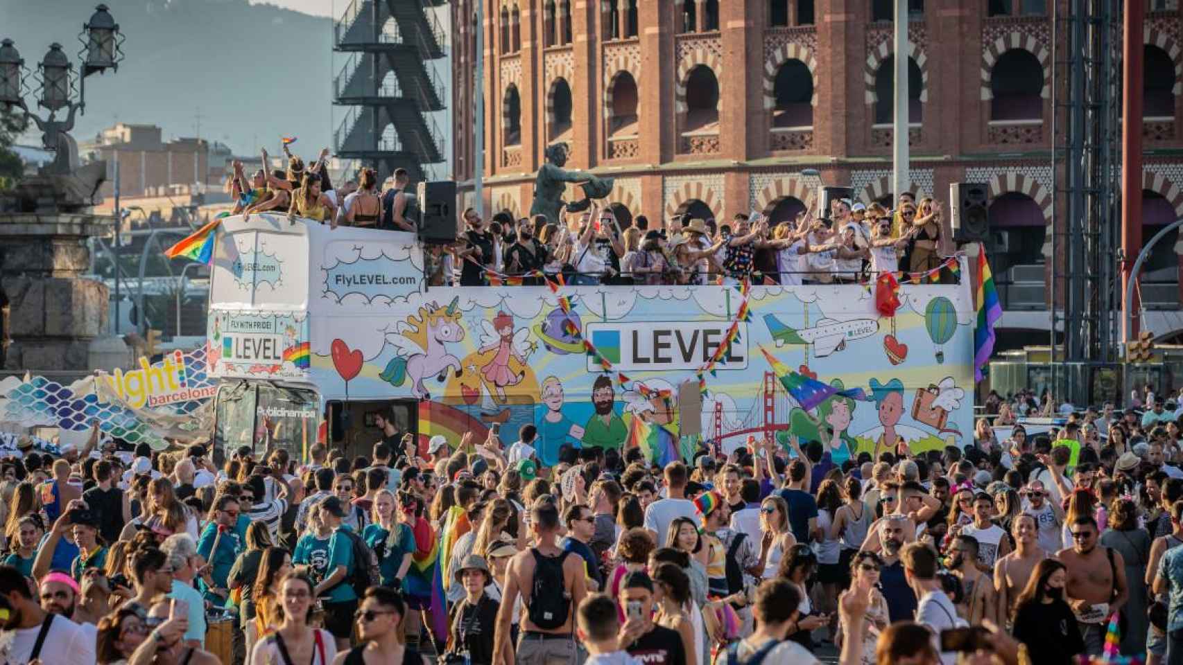 Una manifestación del Pride Barcelona en una edición anterior del Orgullo LGTBI / EP