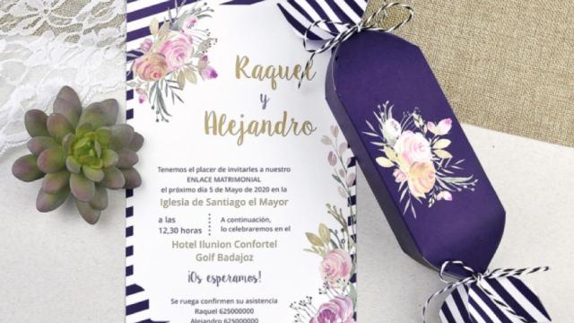 Invitación boda
