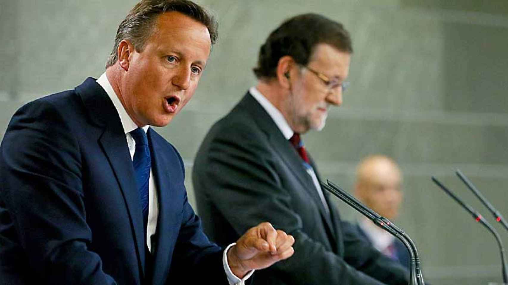 David Cameron y Mariano Rajoy