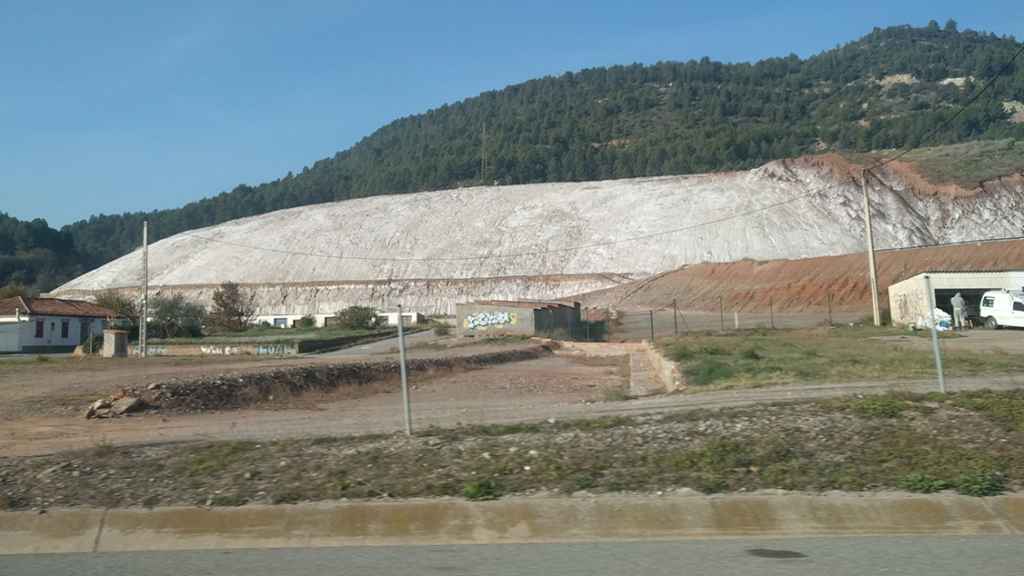 Depósito de residuos de la mina de Iberpotash en Sallent