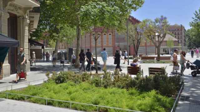 Imagen de archivo de la superilla del mercado de Sant Antoni de Barcelona / AYTO. DE BARCELONA