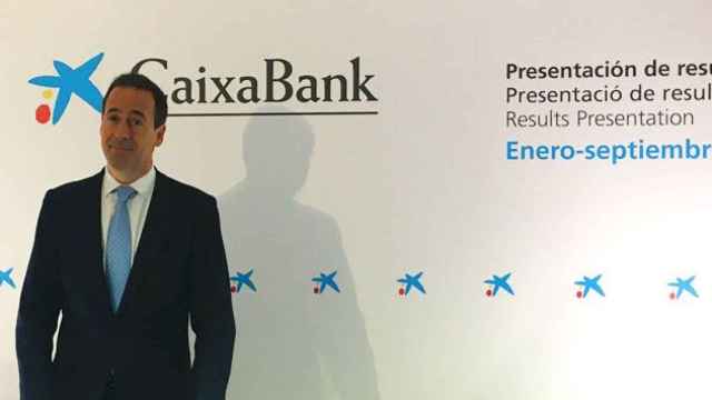 Gonzalo Gortázar, consejero delegado de Caixabank en la presentación de resultados de los nueve primeros meses del año en Valencia / CG