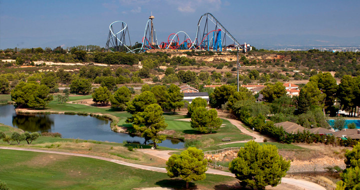 Terrenos junto al parque temático de Port Aventura donde se construirá el complejo turístico de Hard Rock / CG