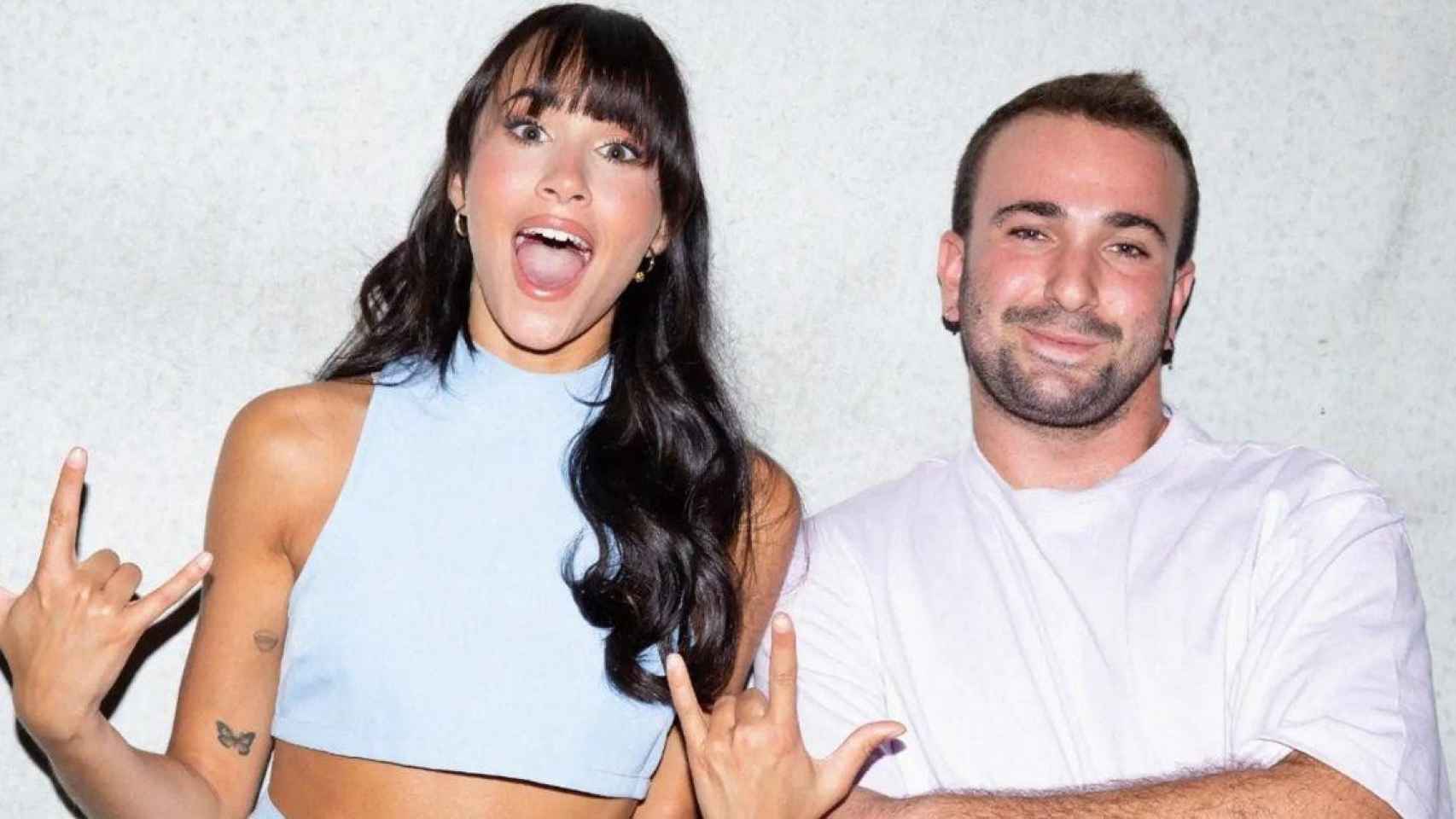 Los cantantes Aitana y Zzoilo, que han colaborado en 'Mon Amour (Remix)' / CG