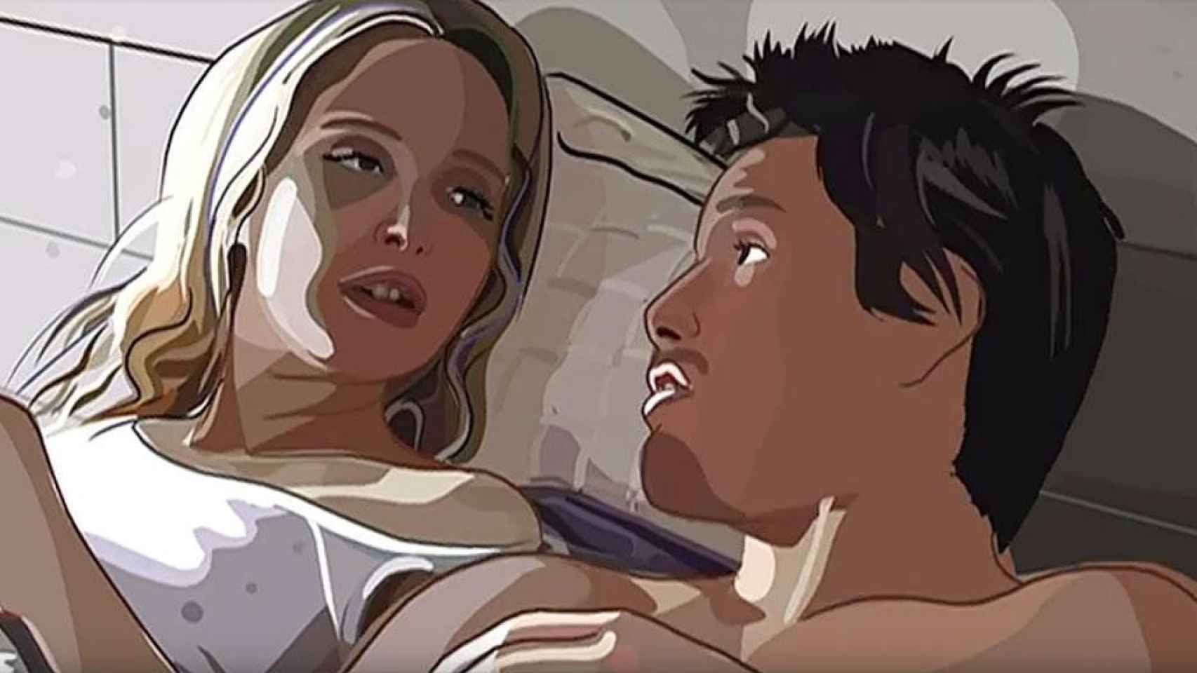 Fotograma de la película de animación 'indie' 'Waking life' / FOX