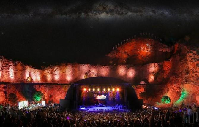 Impresionante escenario del Festival Starlite donde actuará Raphael / STARLITE MARBELLA