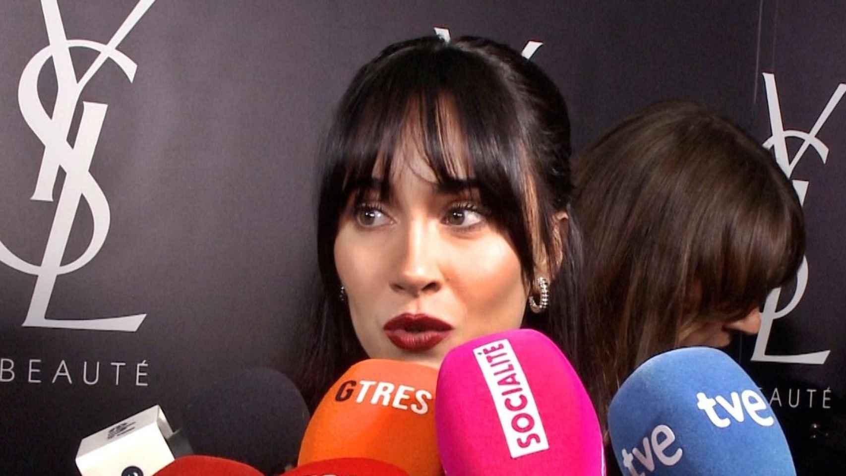 Aitana en la cena navideña de Yves Saint Laurent Beauté / EP