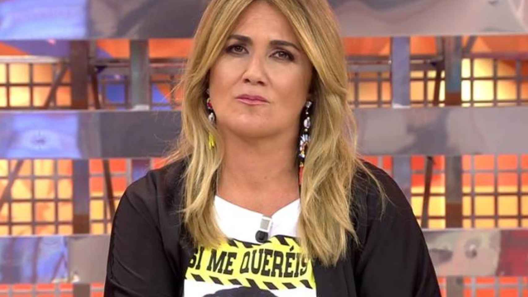 Carlota Corredera en el plató de 'Sálvame' / MEDIASET