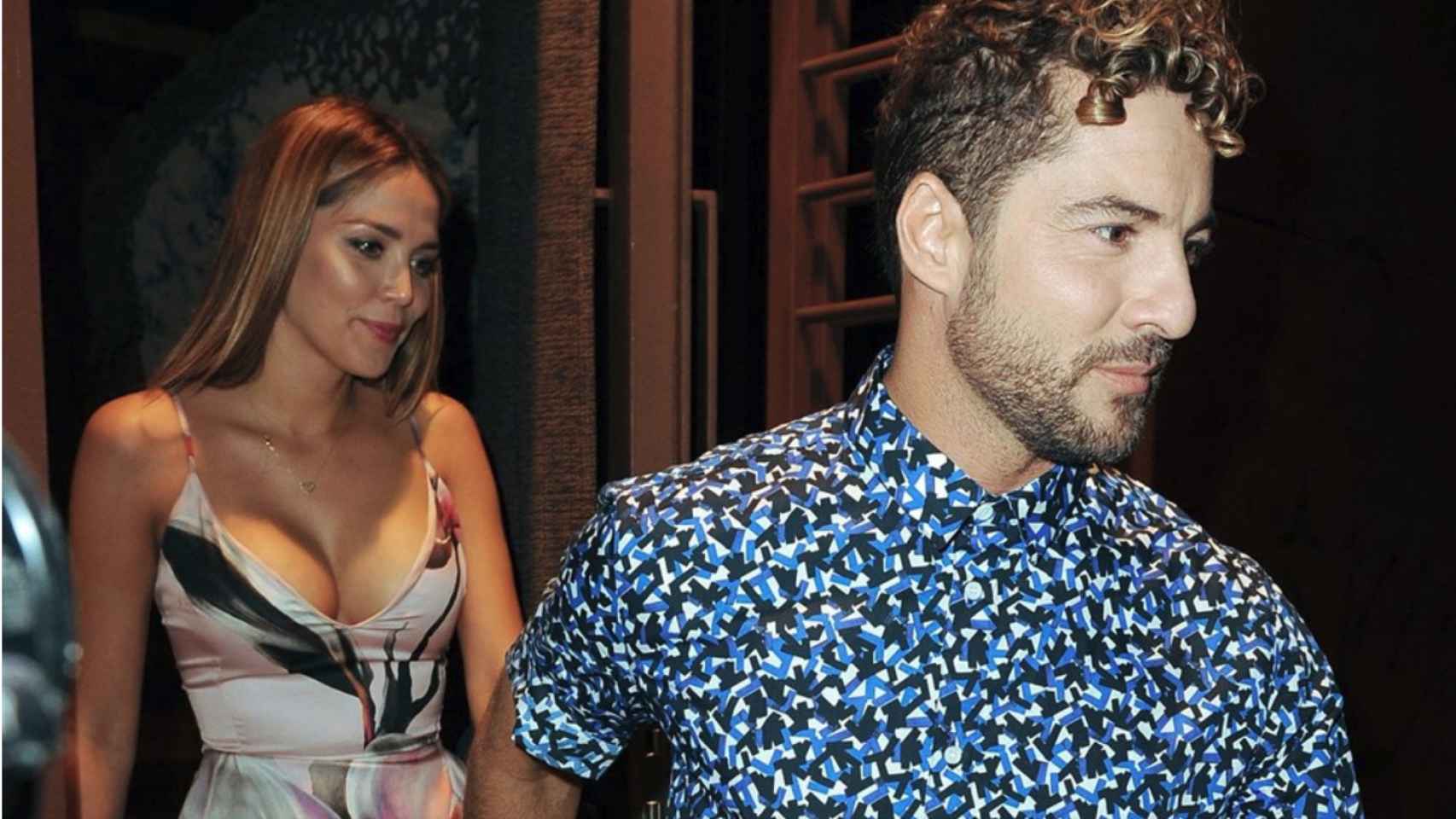 Rosanna Zanetti y David Bisbal después de haberse casado por sorpresa