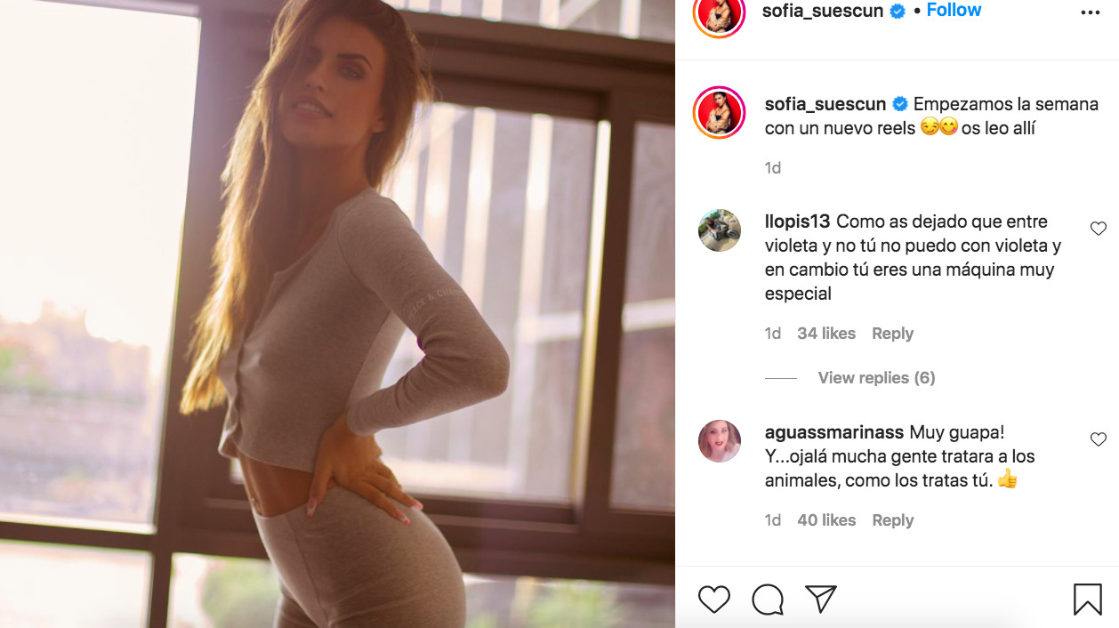 Sofía Suescun contesta a Jesús Vázquez después de que hablara de su baja en 'MyHyV' / INSTAGRAM