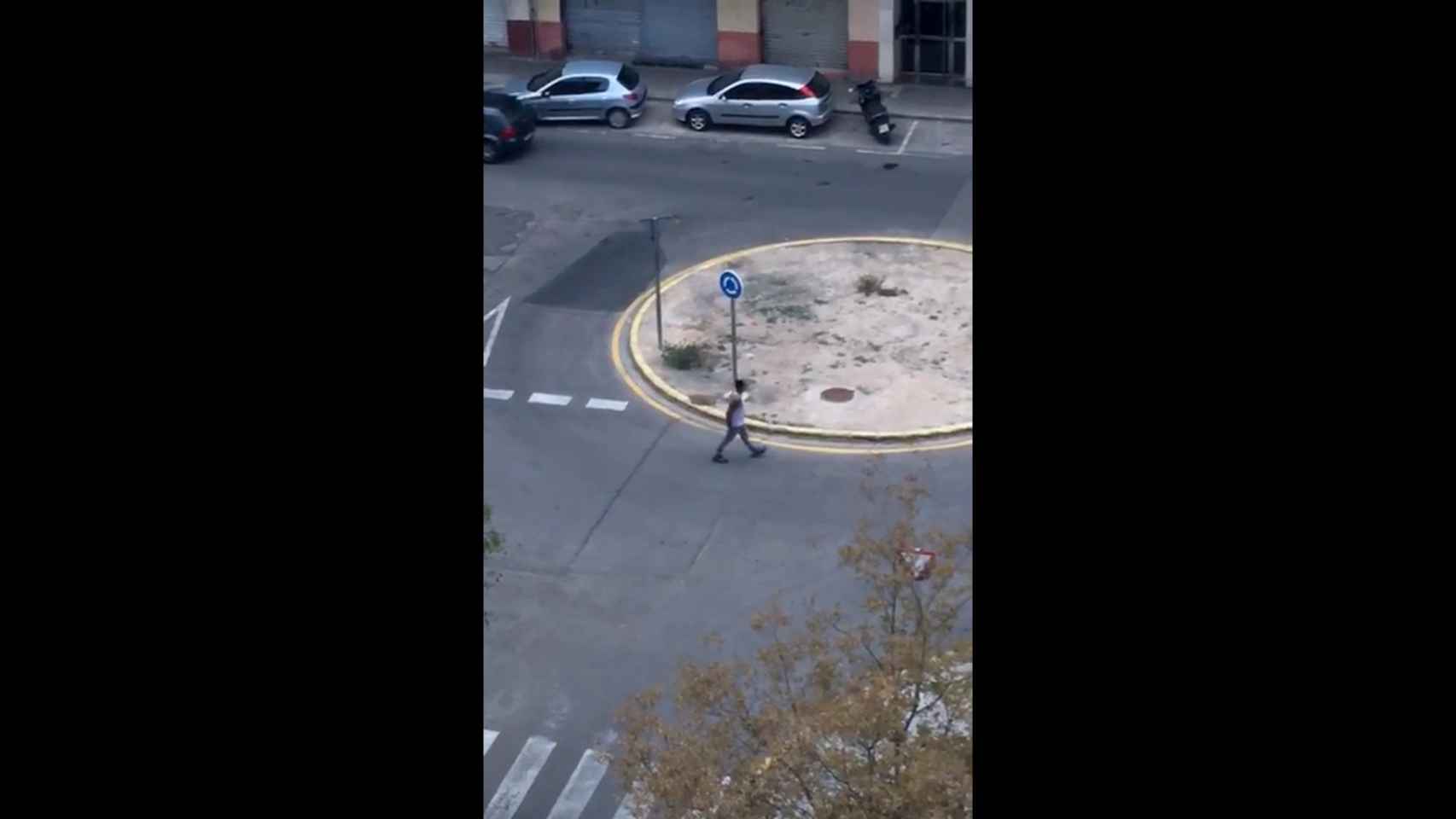 Captura del hombre que causó el pánico por Valencia con un cuchillo en la mano / ABC